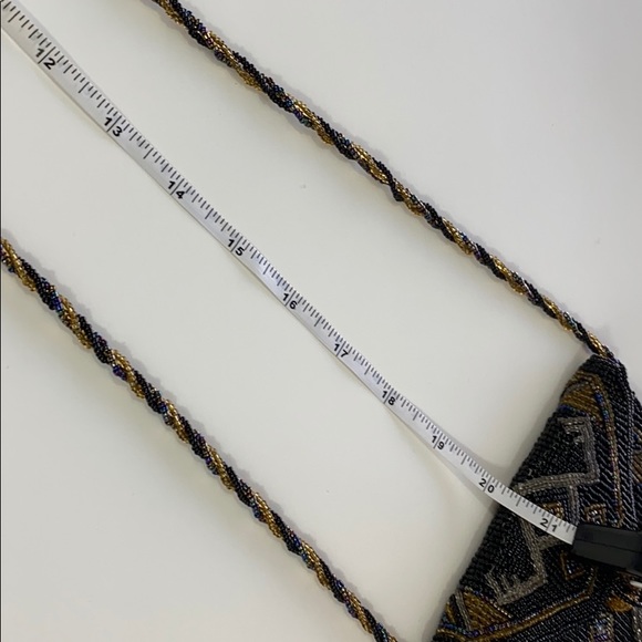 Handmade beaded mini purse 07119 - Picture 5 of 7